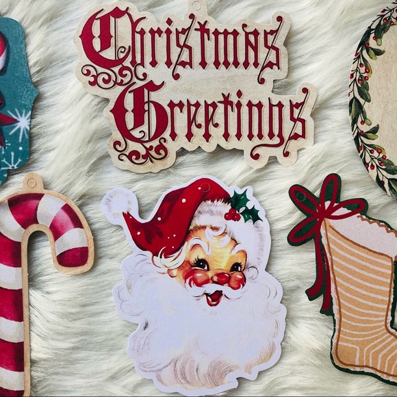 Classic Vintage Christmas Ephemera Tags 11 pc - Picture 5 of 16